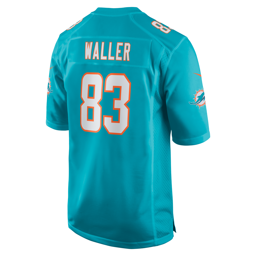 Miami Dolphins Darren Waller Aqua Team Game Jersey
