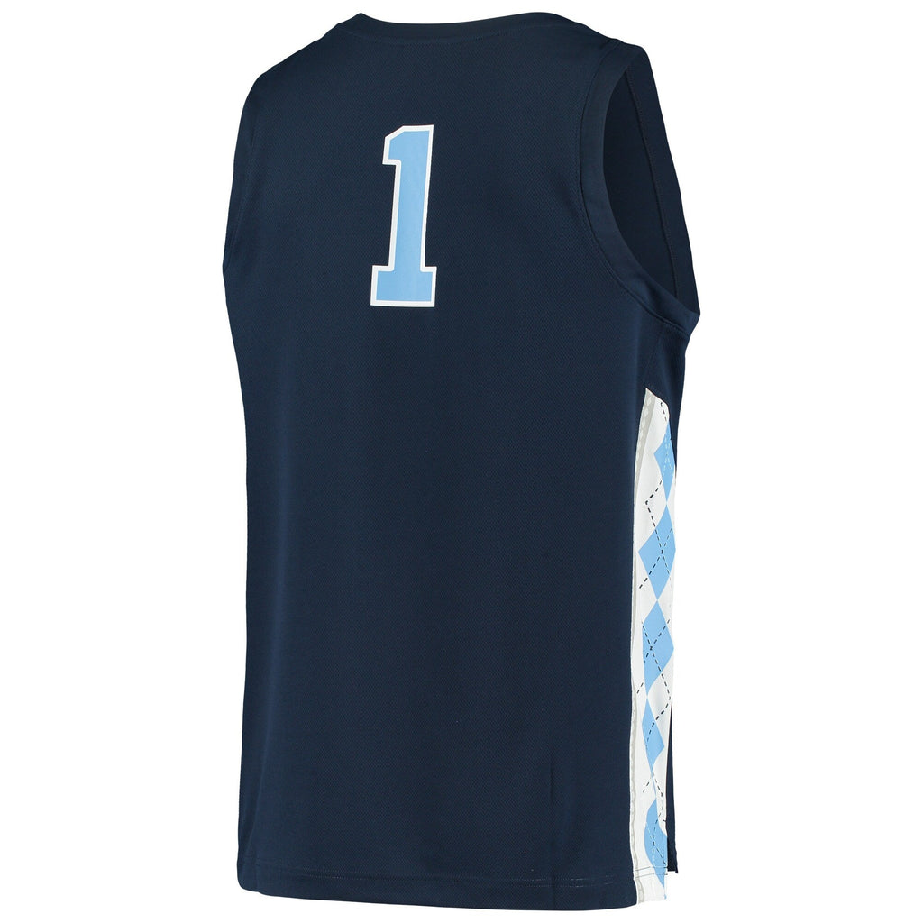 #1 North Carolina Tar Heels Replica Basketball Jersey - Navy