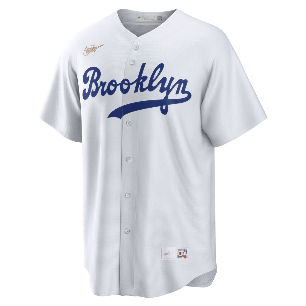 Brooklyn Dodgers Jackie Robinson White Cooperstown Collection Jackie Robinson Day Jersey
