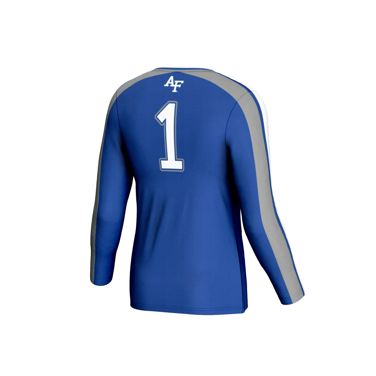 Air Force Falcons #1 Lightweight Volleyball Fashion Jersey - Royal