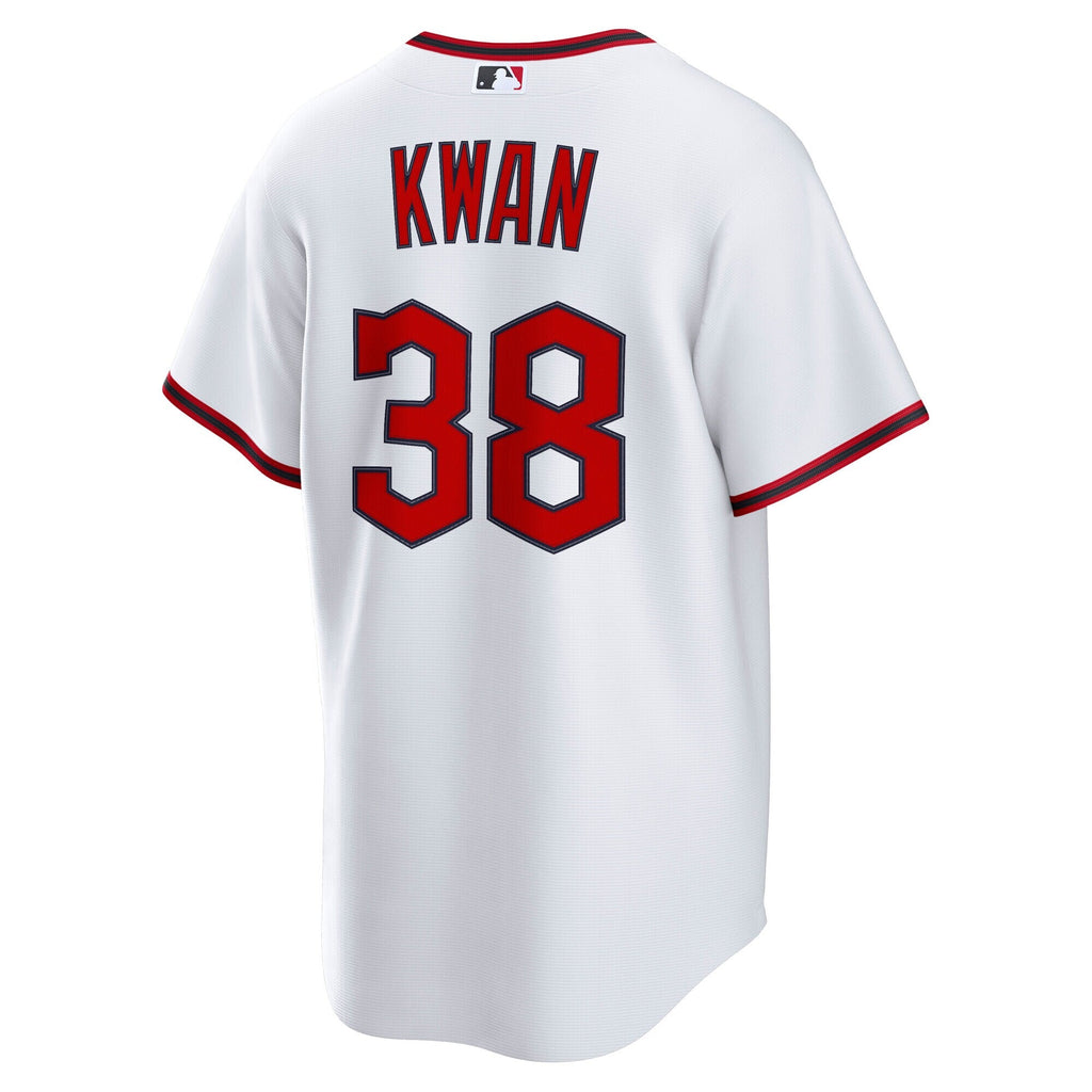 Cleveland Guardians Steven Kwan White Home Replica Jersey