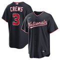 Washington Nationals Dylan Crews Navy Alternate Replica Jersey