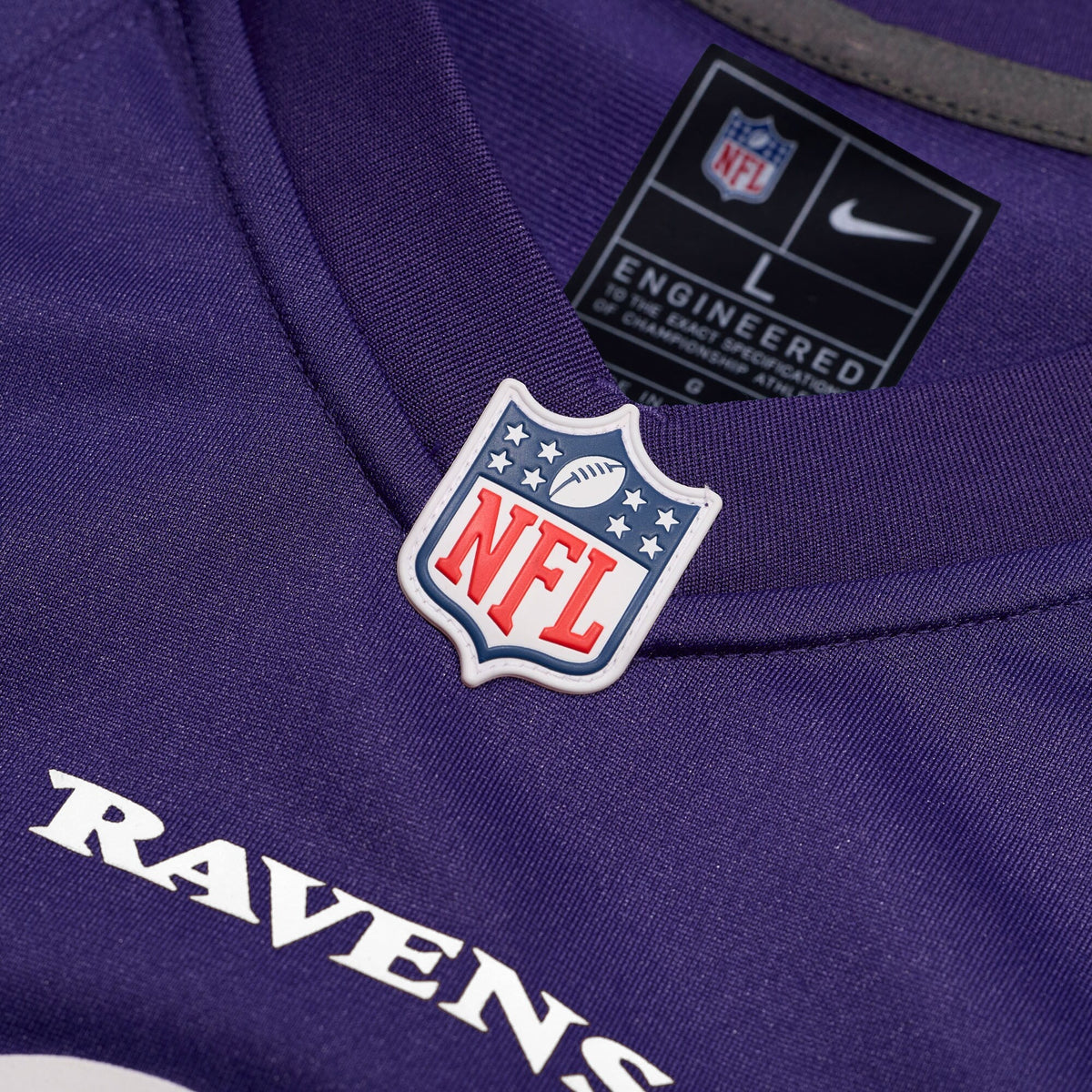 Baltimore Ravens Steve McNair Purple Game Retired Player Jersey