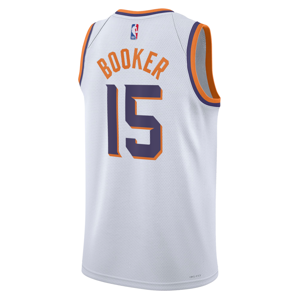 Phoenix Suns Association Edition Swingman Jersey - White - Devin Booker