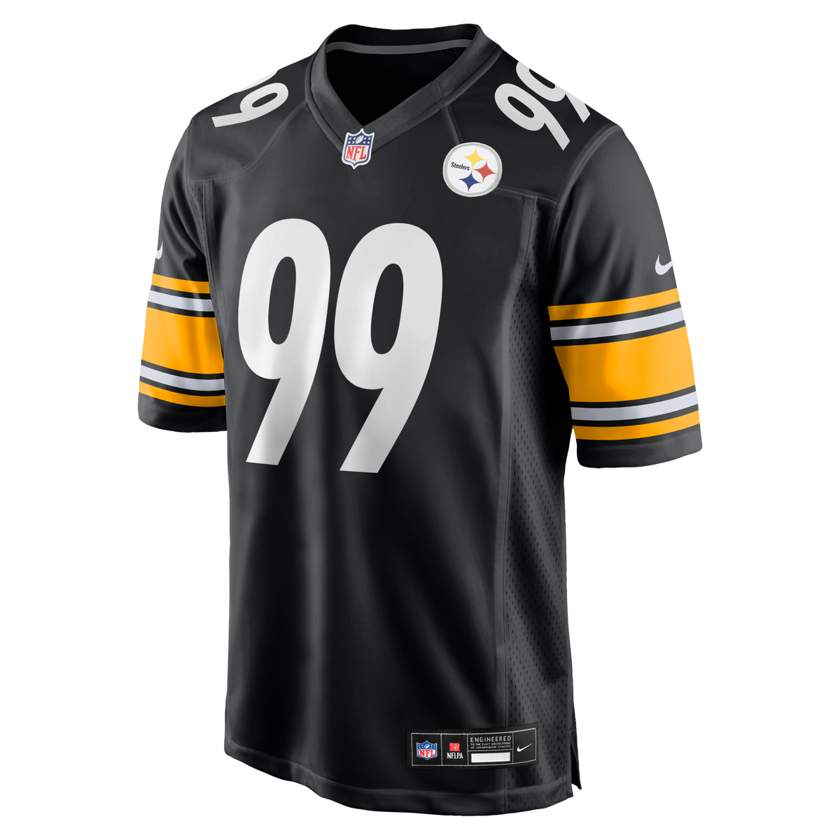 Pittsburgh Steelers Derrick Harmon Black Game Player Jersey
