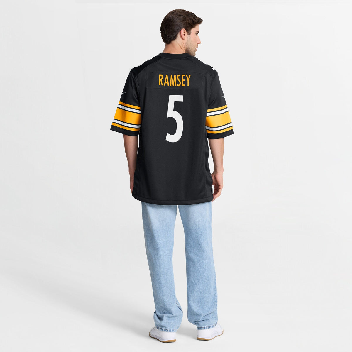 Pittsburgh Steelers Jalen Ramsey Black Team Game Jersey