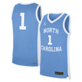 #1 North Carolina Tar Heels Alternate Replica Jersey - Carolina Blue