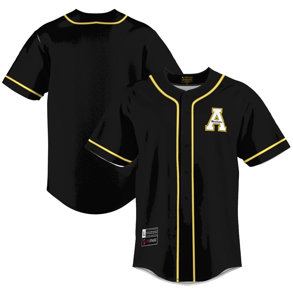 Appalachian State Mountaineers Lightweight Baseball Jersey - Gold