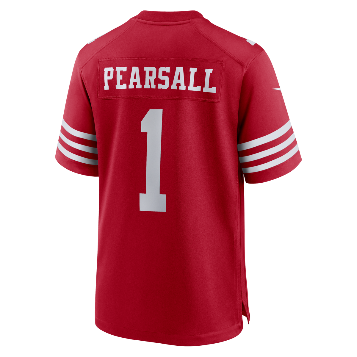San Francisco 49ers Ricky Pearsall Scarlet 80th Anniversary Game Jersey