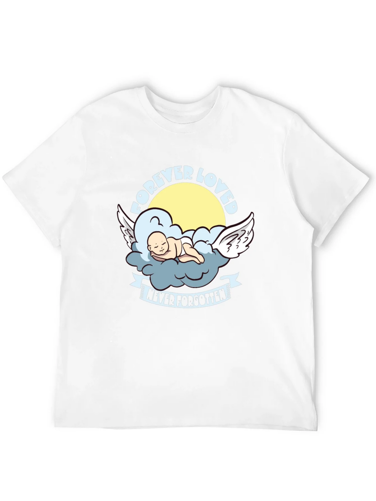 Forever Loved Baby Angel Graphic Tee