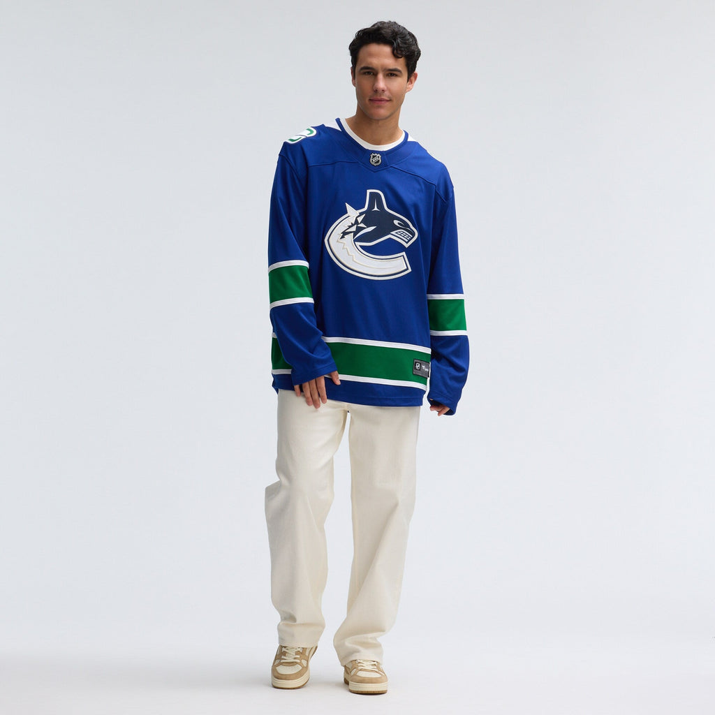 Vancouver Canucks Blue Home Team Breakaway Jersey