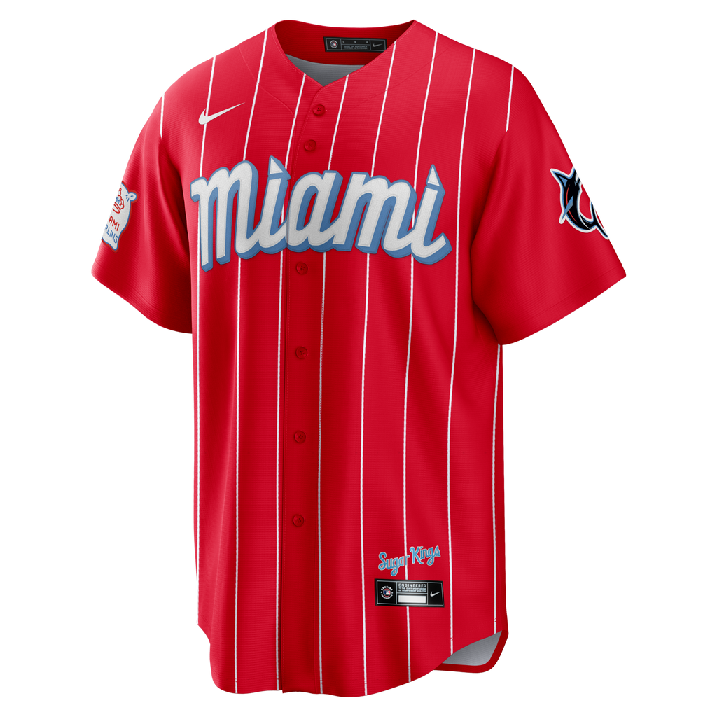Miami Marlins Jazz Chisholm Jr. Red City Connect Replica Jersey