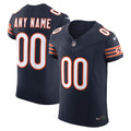 Chicago Bears Navy Vapor F.U.S.E. Elite Custom Jersey