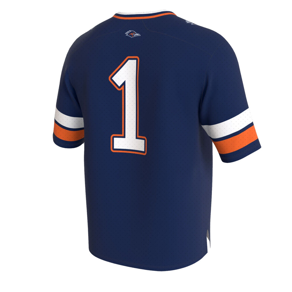 UTSA Roadrunners Lightweight Collegiate Football Fashion Jersey - Navy