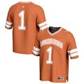 #1 Texas Longhorns Football Fashion Jersey - Texas Orange