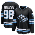 Utah Mammoth Mikhail Sergachev Black Home Breakaway Player Jersey