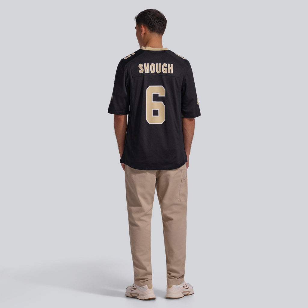 New Orleans Saints Tyler Shough Black Game Jersey