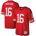 San Francisco 49ers Joe Montana Scarlet Big & Tall 1990 Retired Player Replica Jersey