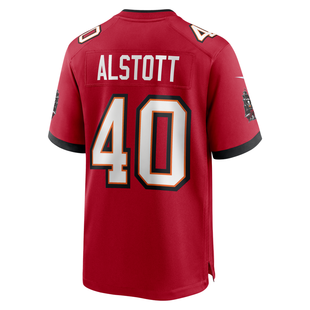 Tampa Bay Buccaneers Mike Alstott Red Retired Player Game Jersey