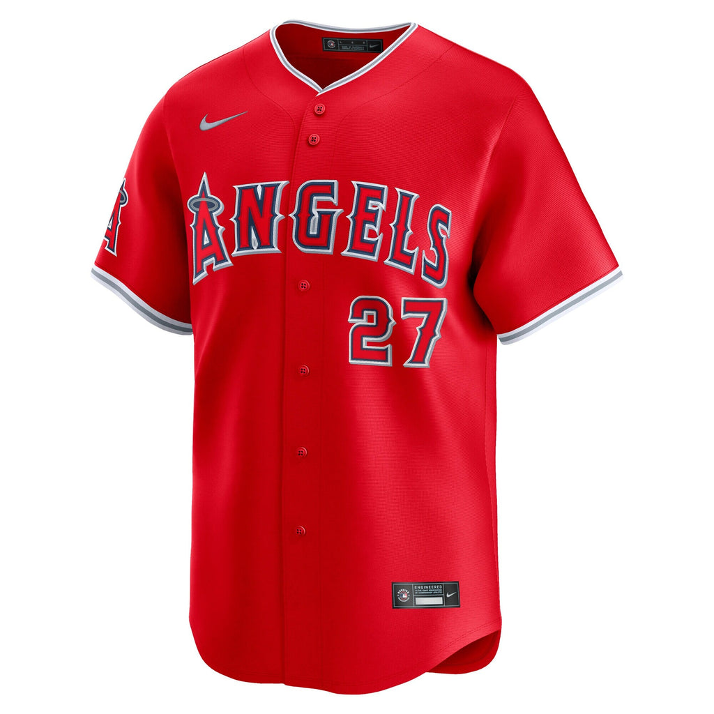 Los Angeles Angels Mike Trout Red Alternate Limited Player Jersey