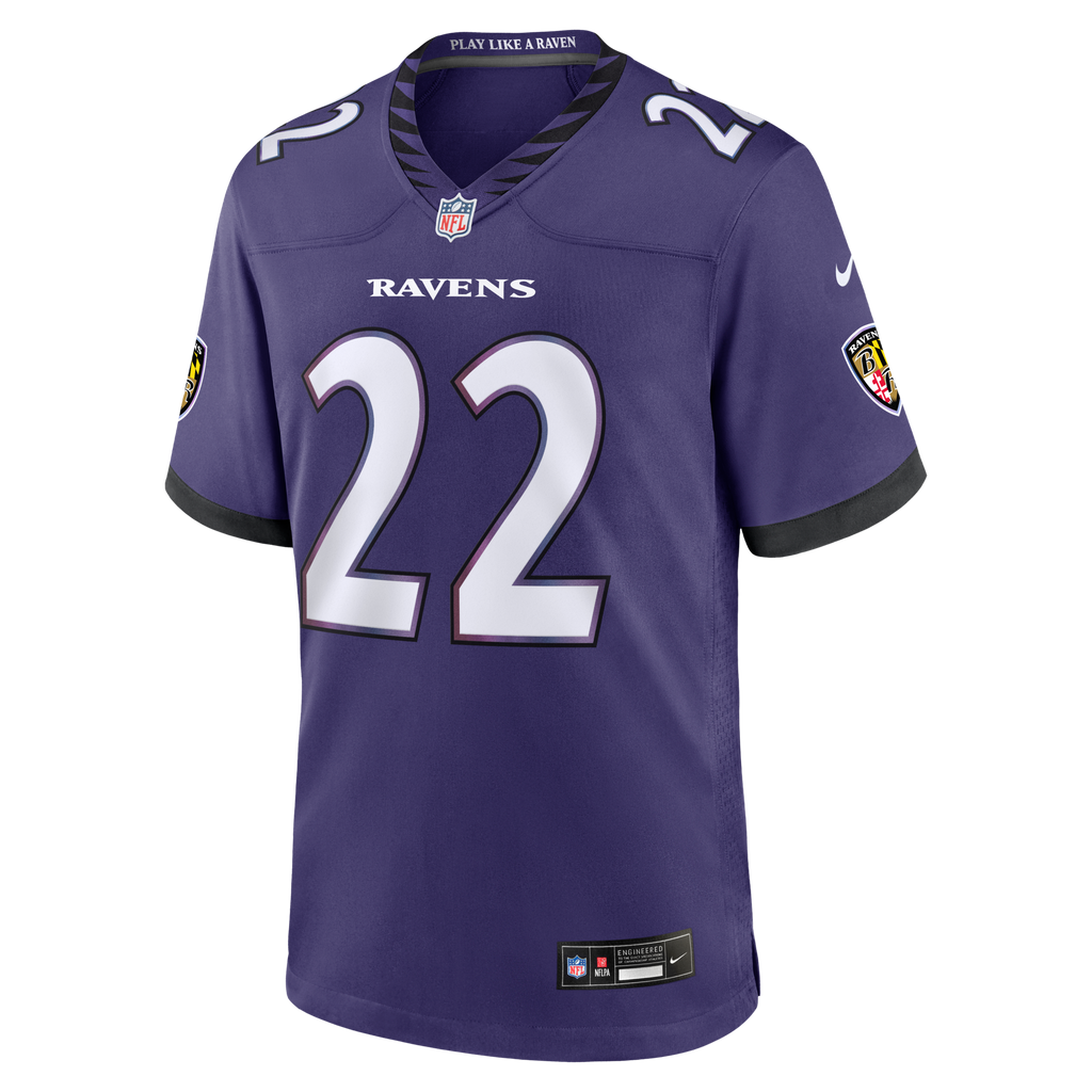 Baltimore Ravens Derrick Henry Purple Team Game Jersey