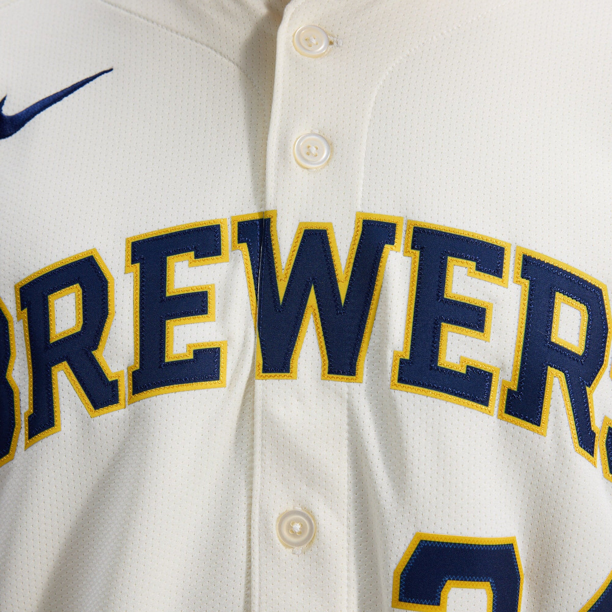 Milwaukee Brewers William Contreras Cream Home Limited Player Jersey