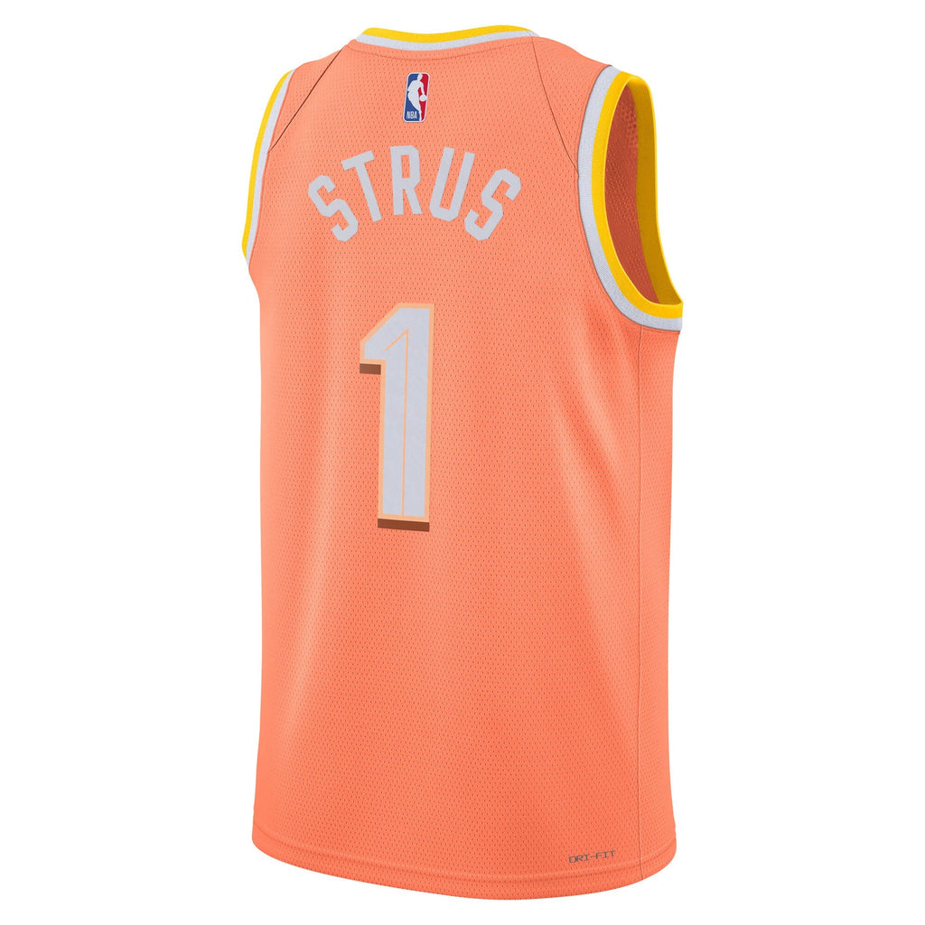 Cleveland Cavaliers 2025/26 City Edition Swingman Jersey - Orange - Max Strus