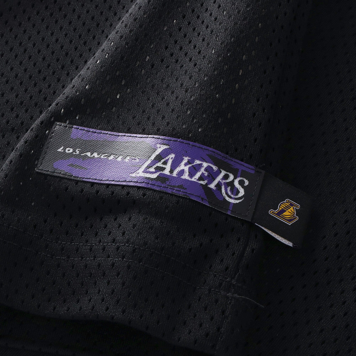 Los Angeles Lakers Courtside Football Jersey - Black