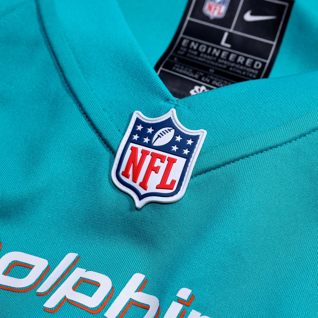 Miami Dolphins Jacob Rodriguez Aqua Game Jersey
