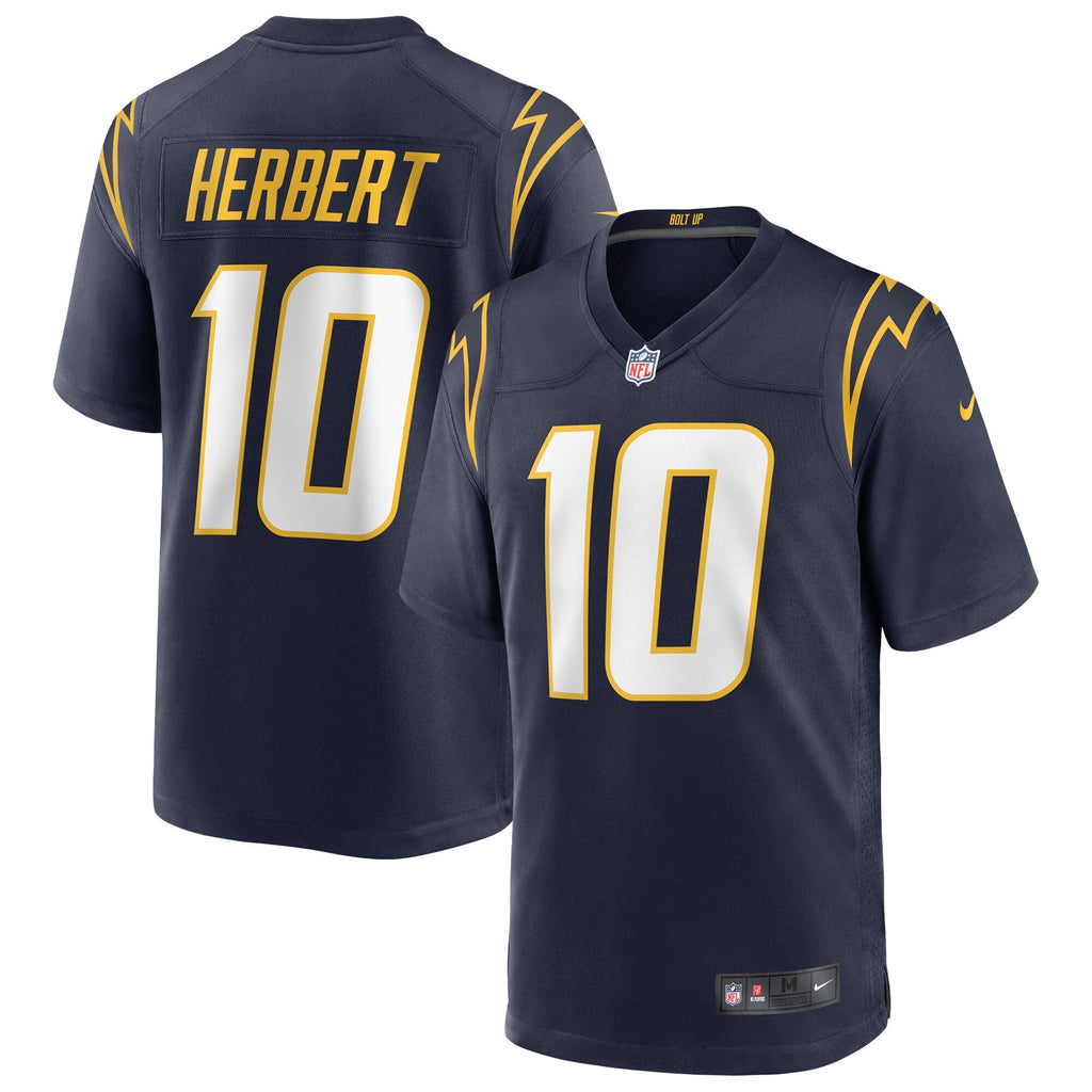 Los Angeles Chargers Justin Herbert Navy Alternate Game Jersey