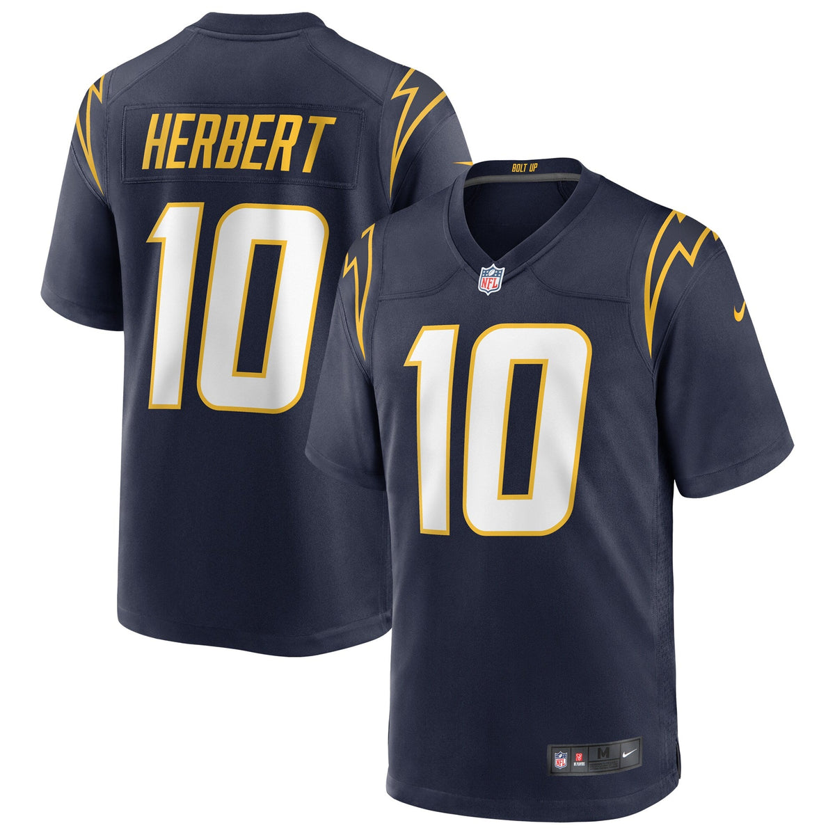 Los Angeles Chargers Justin Herbert Navy Alternate Game Jersey