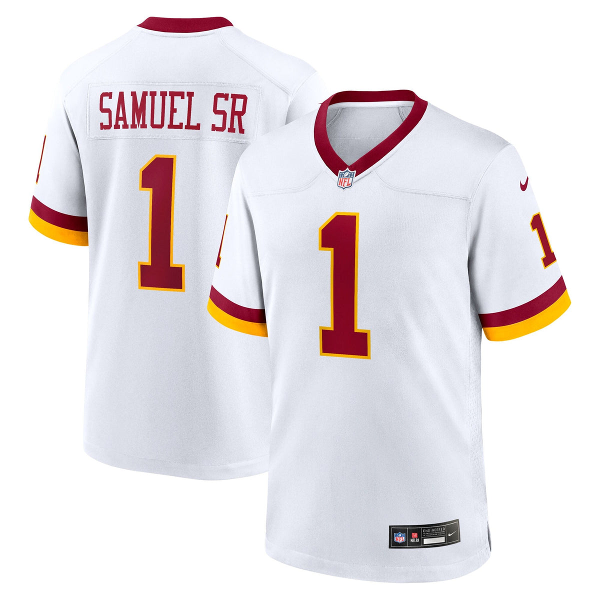Washington Commanders Deebo Samuel Sr White Game Super Bowl Era Jersey