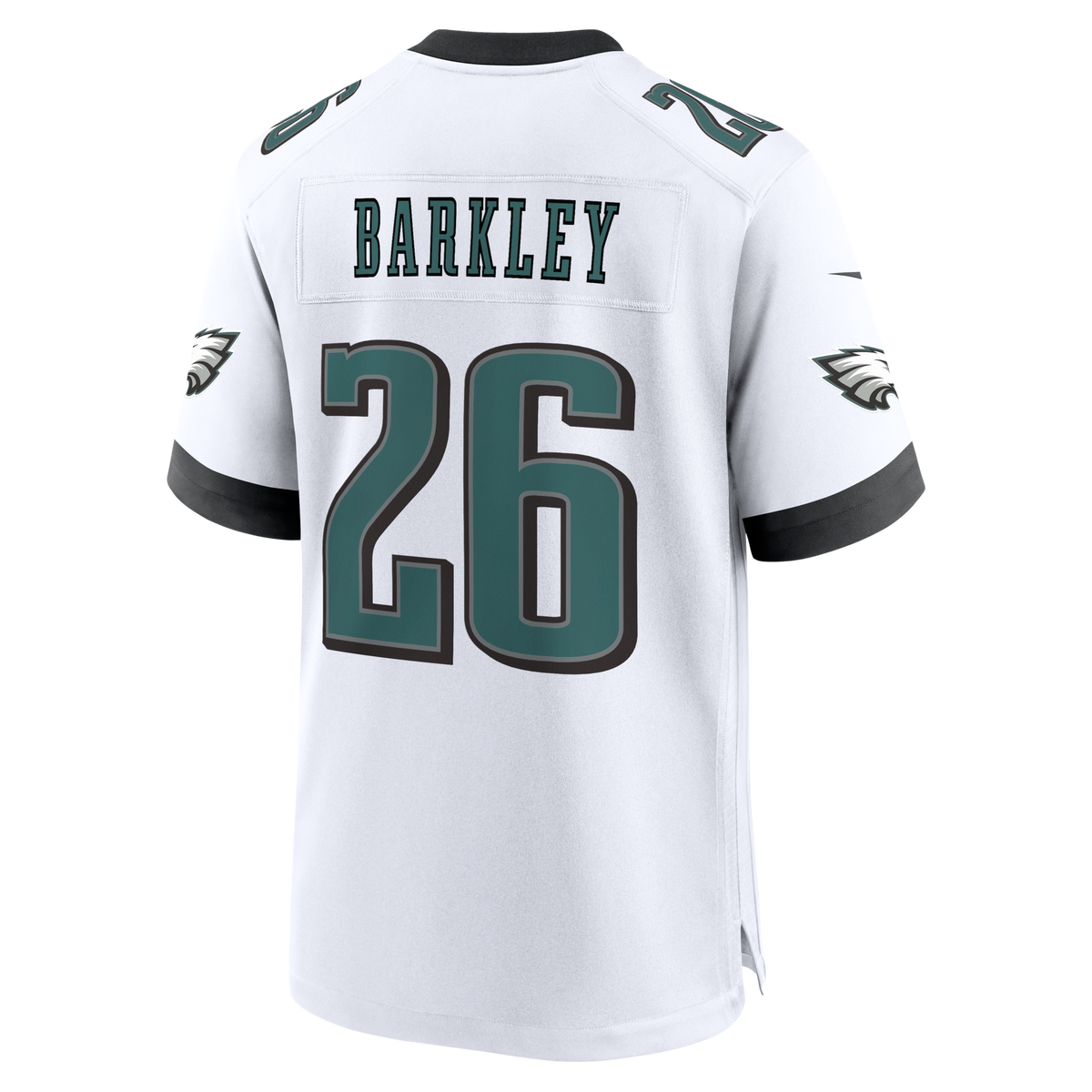 Philadelphia Eagles Saquon Barkley White Game Jersey