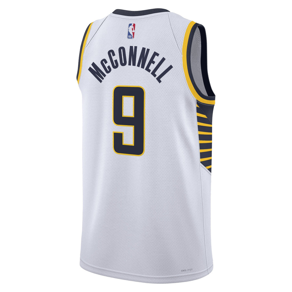 Indiana Pacers Association Edition Swingman Jersey - White - T.J. McConnell