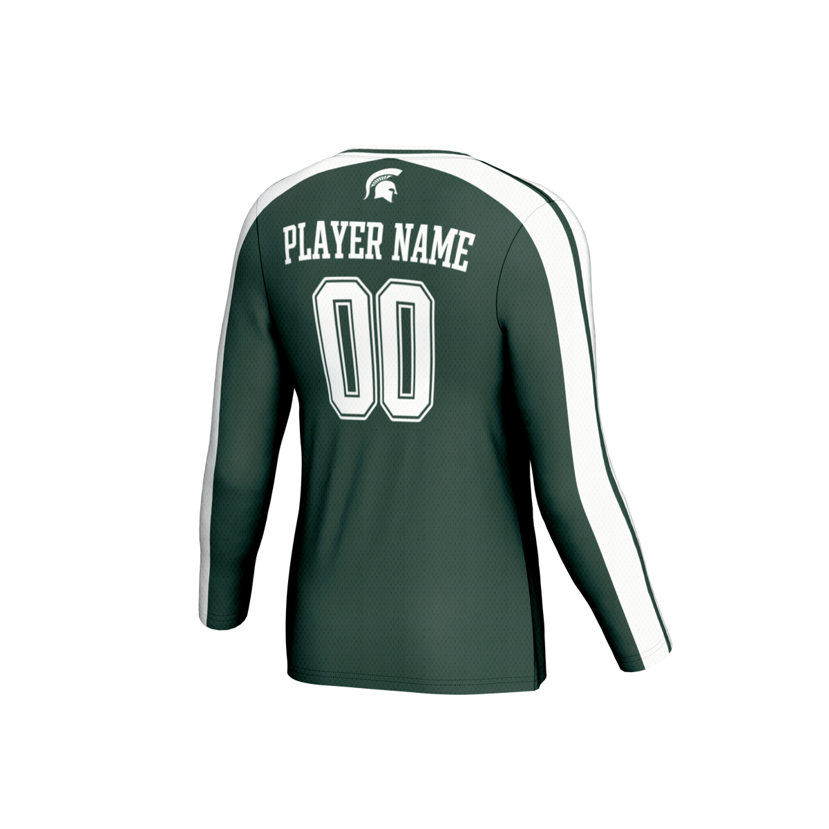 Michigan State Spartans NIL Pick-A-Player Lightweight Collegiate Volleyball Fashion Jersey - Green