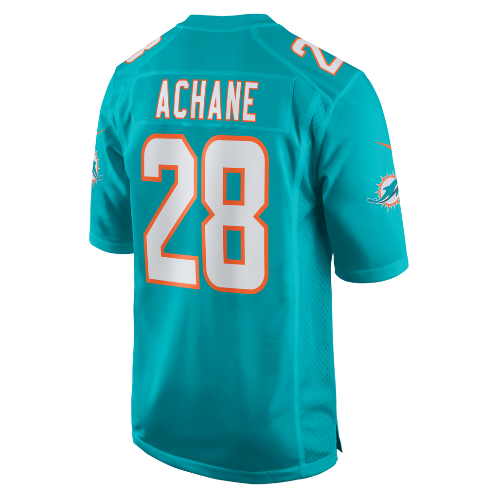 Miami Dolphins Devon Achane Aqua Player Game Jersey