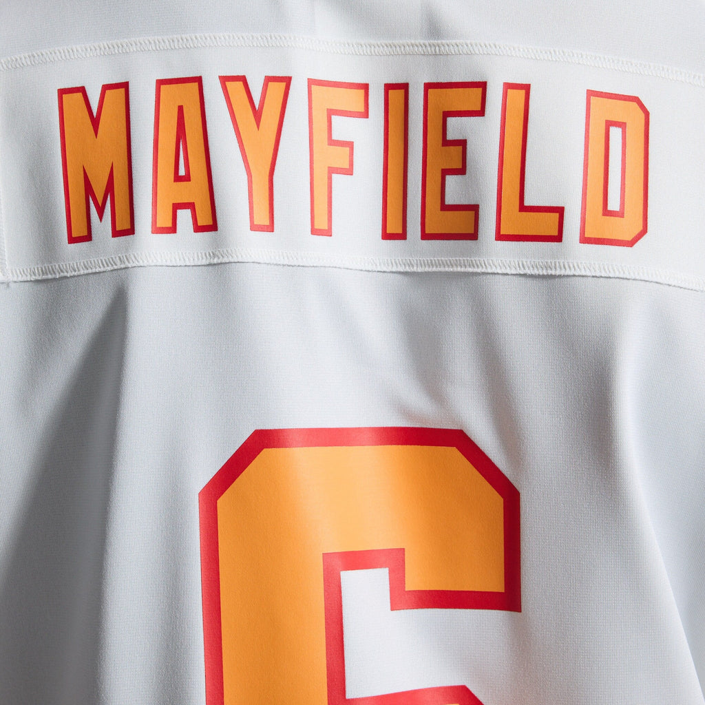 76 Tampa Bay Buccaneers Baker Mayfield White Player Game Jersey
