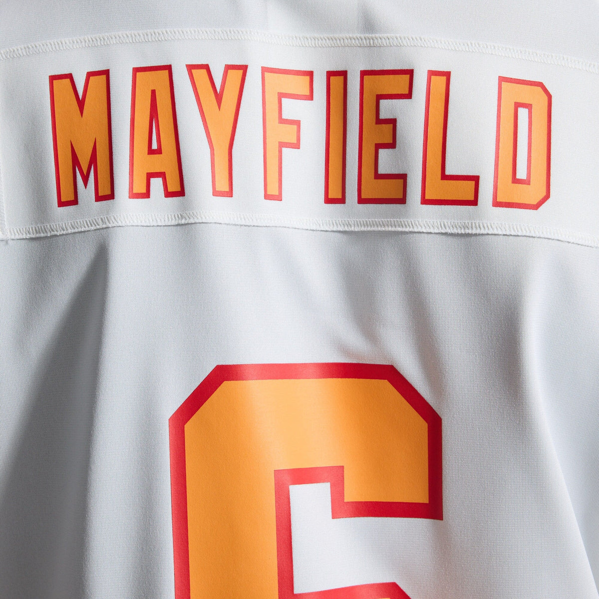 76 Tampa Bay Buccaneers Baker Mayfield White Player Game Jersey