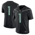#1 Black Oregon Ducks Game Jersey