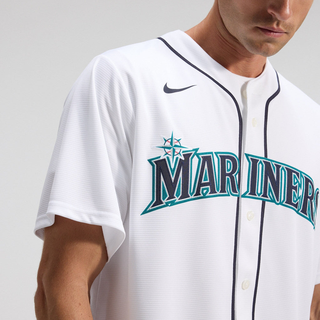 Seattle Mariners Luis Castillo White Home Replica Jersey