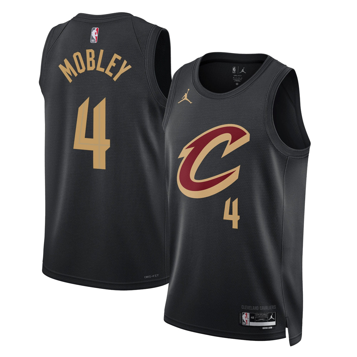 Cleveland Cavaliers Statement Edition Swingman Jersey - Black - Evan Mobley