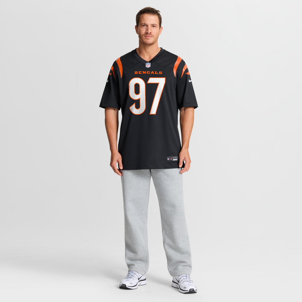 Cincinnati Bengals Dexter Lawrence II Black Game Jersey