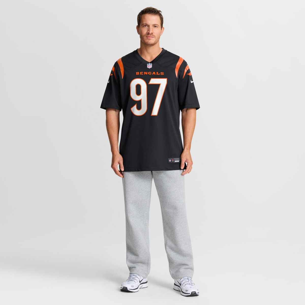 Cincinnati Bengals Dexter Lawrence II Black Game Jersey