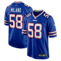 Buffalo Bills Matt Milano Royal Game Player Jersey
