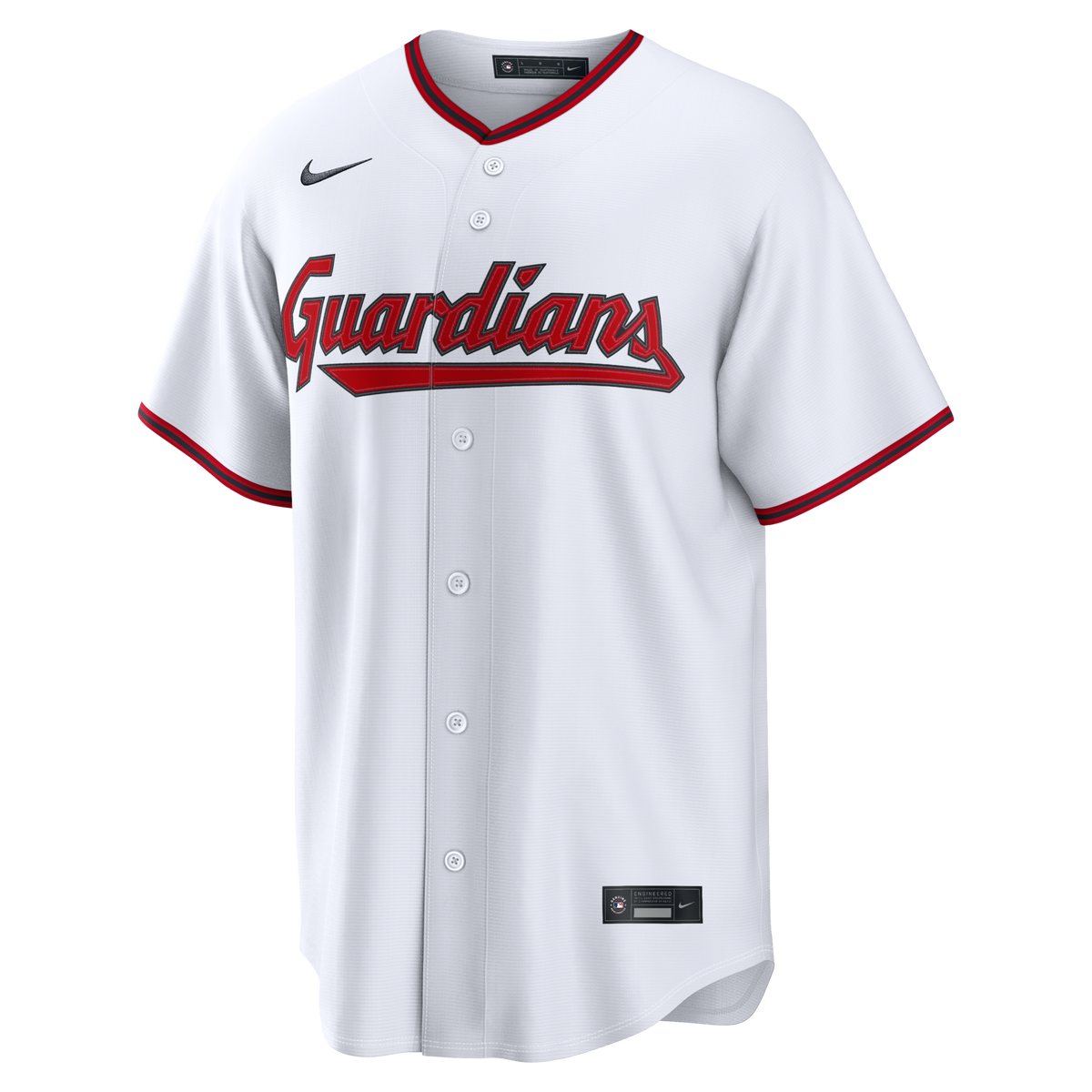 Cleveland Guardians White Home Replica Custom Jersey