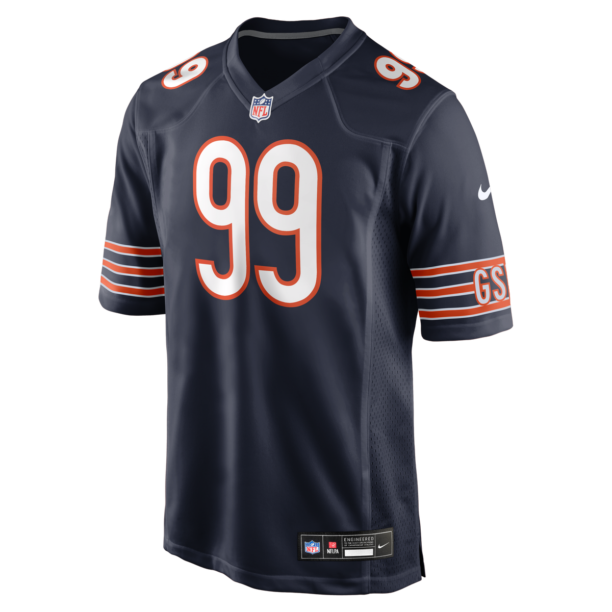 Chicago Bears Gervon Dexter Sr. Navy Game Jersey