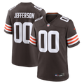 Cleveland Browns Justin Jefferson Brown Game Jersey