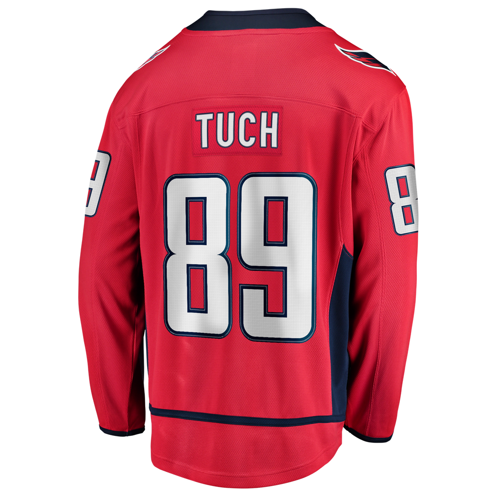 Washington Capitals Alex Tuch Red Home Breakaway Jersey