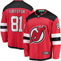 New Jersey Devils Arseny Gritsyuk Red Home Breakaway Jersey