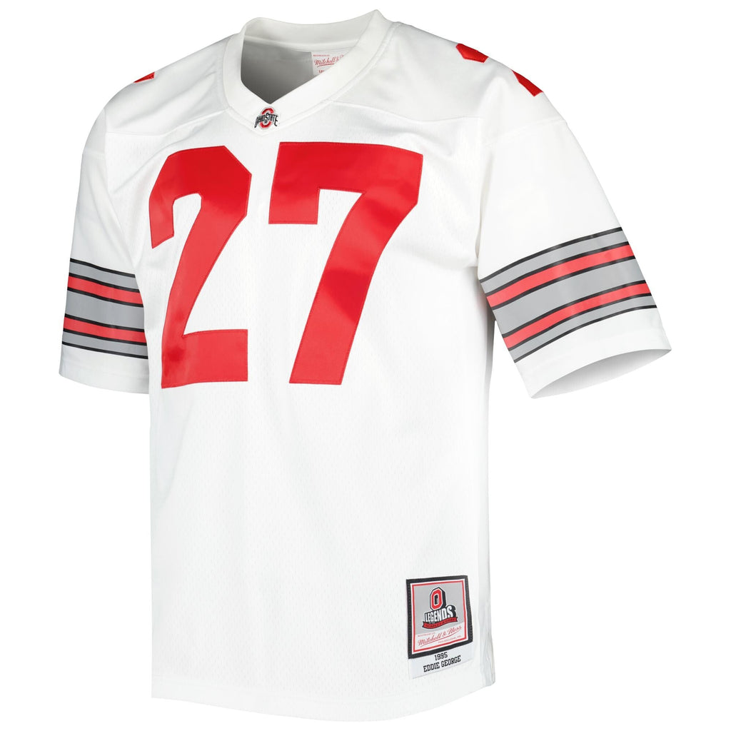 Eddie George White Ohio State Buckeyes Authentic Jersey